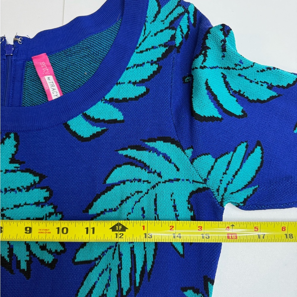 ( Anthropologie ) Plenty by Tracy Reese  Fit and Flare Strech Knit  Dress size M - Picture 5 of 9